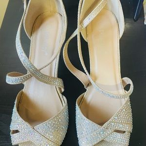Fancy Rhinestone sandals.